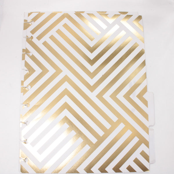 Classic Gold Foil Dividers - Happy Planner DeStash