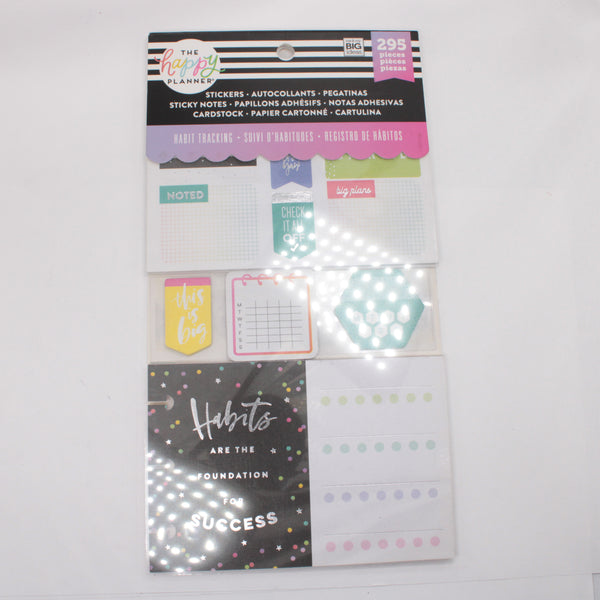 Multi-Accessory Pack (Mostly Complete) - "Habit Tracking" (2018) - Happy Planner DeStash