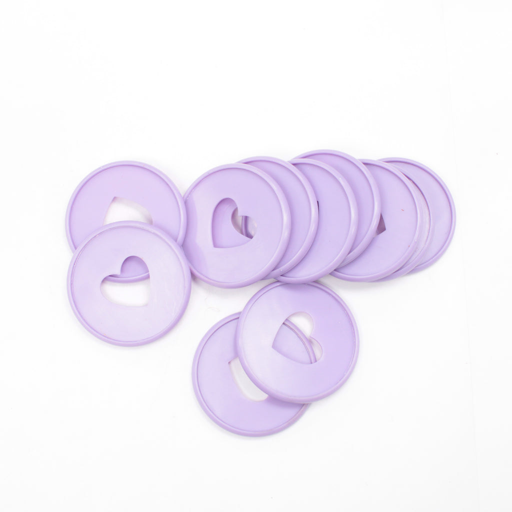 Plastic Expansion Disks (1.75") - Lavender - Happy Planner DeStash