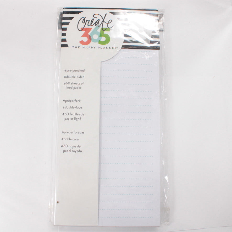 Classic Half Sheet Filler Paper - Happy Planner DeStash