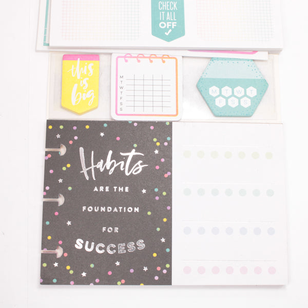 Multi-Accessory Pack (Mostly Complete) - "Habit Tracking" (2018) - Happy Planner DeStash