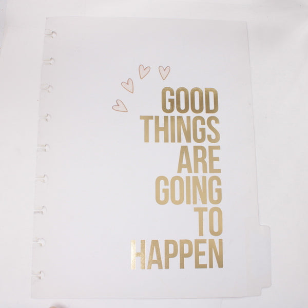 Classic Gold Foil Dividers - Happy Planner DeStash