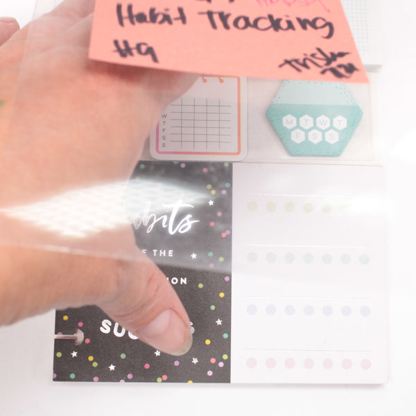 Multi-Accessory Pack (Mostly Complete) - "Habit Tracking" (2018) - Happy Planner DeStash