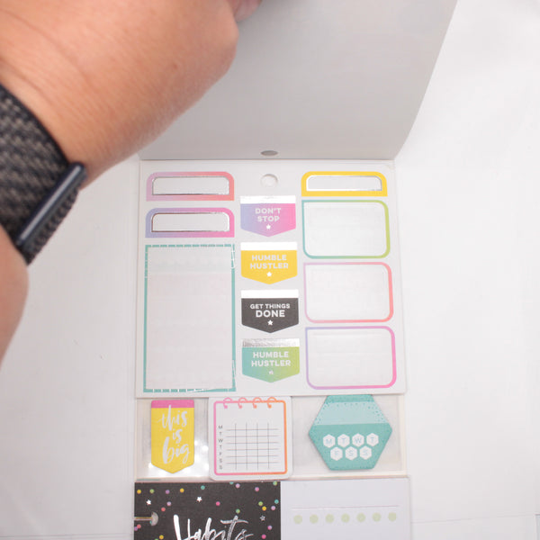 Multi-Accessory Pack (Mostly Complete) - "Habit Tracking" (2018) - Happy Planner DeStash