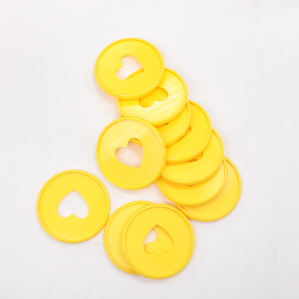 Plastic Expansion Disks (1.75") - Yellow - Happy Planner DeStash