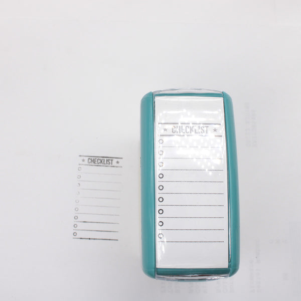 Checklist Self Inking Stamp - Happy Planner DeStash