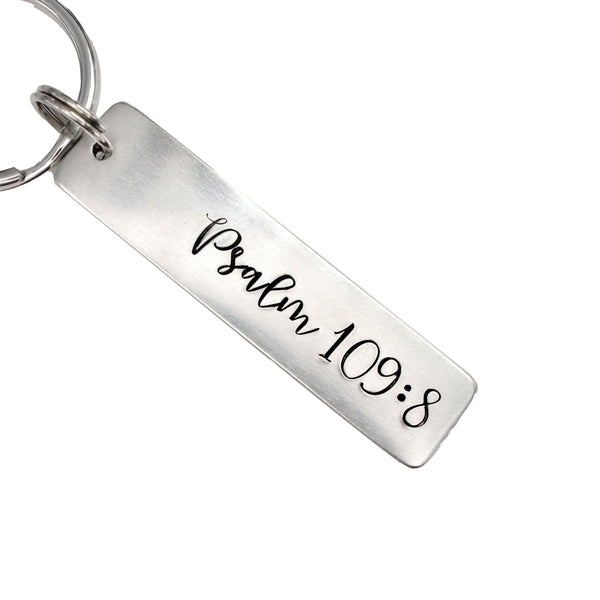 "Psalm 109:8" Keychain