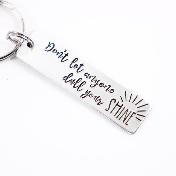 Custom, Hand Stamped Keychain