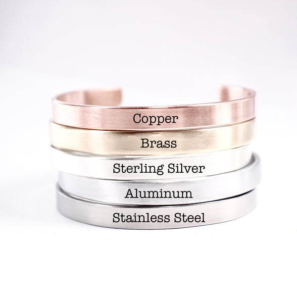 "The FUTURE is FEMALE" Bracelet - Your choice of metals